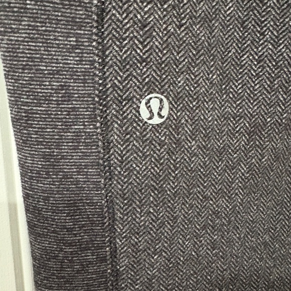 Lululemon Base Runner Pant Heathered Herringbone Heathered Black Black - Picture 12 of 13